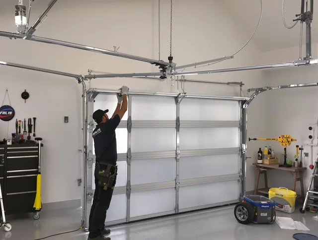 West Hartford Garage Door Repair certified team performing precision garage door installation in West Hartford